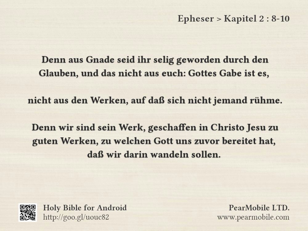 Epheser, Kapitel 2:8-10